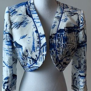 Preston & York Venetian Crop Blazer